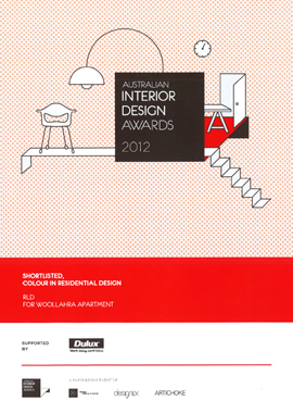 Shortlisted Colour in Residential Design - Interior Design Awards Image
